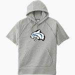 Blue Hill Bobcats <span class="pdp-name-mascot">Blue Hill Community School District Bobcats</span> Sport-Tek Men's Tri-Blend Fleece Short Sleeve Hoodie Front Thumbnail