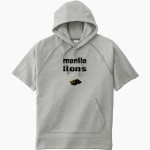 Manila Lions <span class="pdp-name-mascot">Manila Lions</span> Sport-Tek Men's Tri-Blend Fleece Short Sleeve Hoodie Front Thumbnail