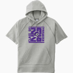 Trevecca University Trojans Sport-Tek Men's Tri-Blend Fleece Short Sleeve Hoodie Front Thumbnail