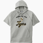 SEALY HIGH SCHOOL TIGERS Sport-Tek Men's Tri-Blend Fleece Short Sleeve Hoodie Front Thumbnail