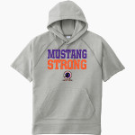 Skyline Gila River Mustangs <span class="pdp-name-mascot">Skyline Mustangs</span> Sport-Tek Men's Tri-Blend Fleece Short Sleeve Hoodie Front Thumbnail