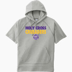 Holy Cross Crusaders <span class="pdp-name-mascot">Holy Cross School Crusaders</span> Sport-Tek Men's Tri-Blend Fleece Short Sleeve Hoodie Front Thumbnail