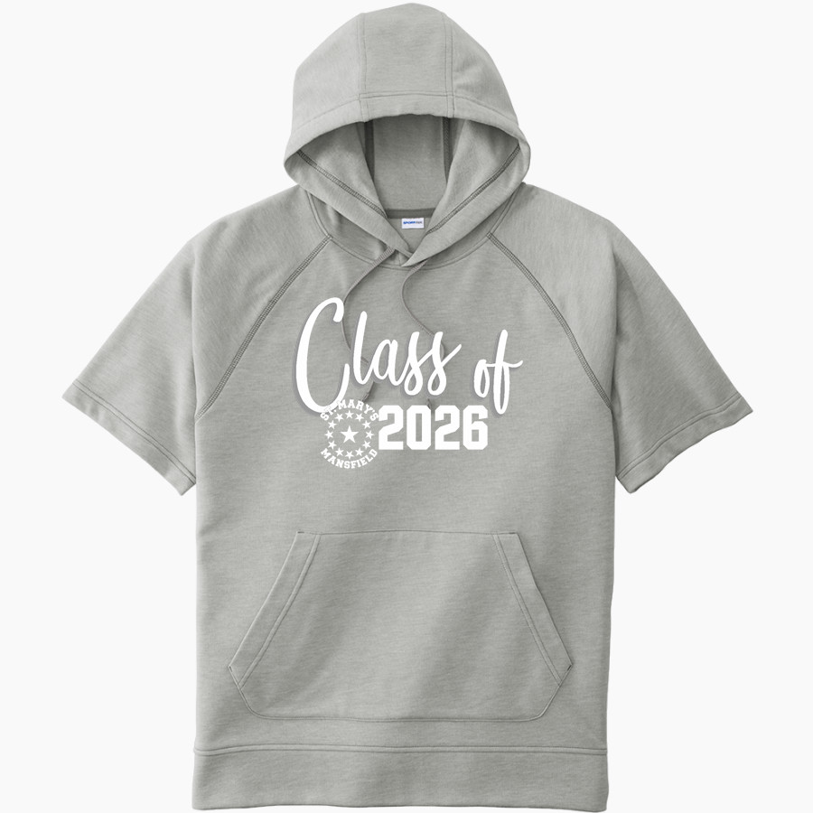 St. Mary's Stars <span class="pdp-name-mascot">St. Mary's Stars</span> Sport-Tek Men's Tri-Blend Fleece Short Sleeve Hoodie