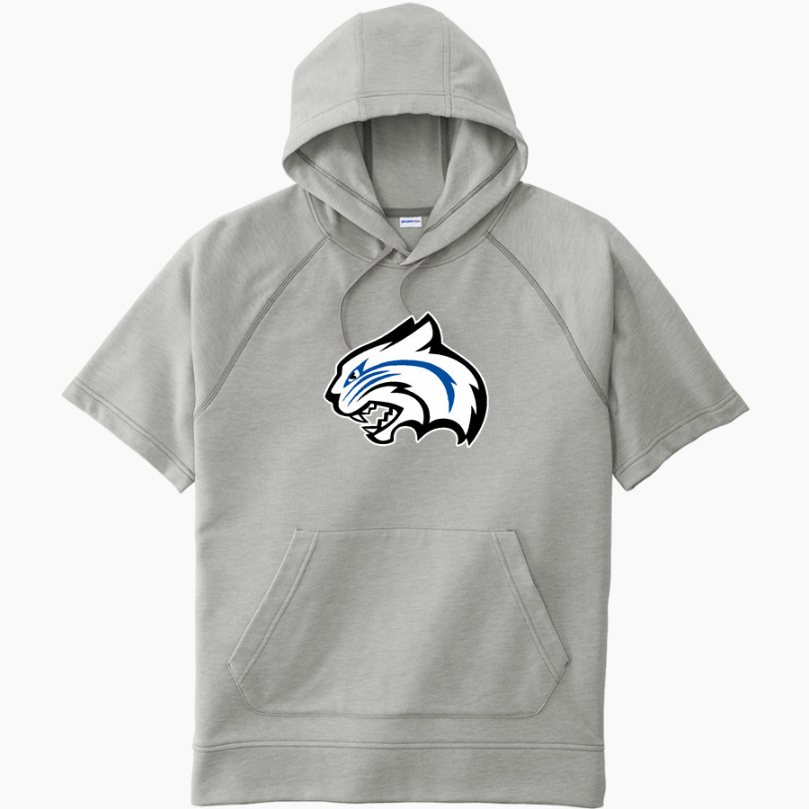 Blue Hill Bobcats <span class="pdp-name-mascot">Blue Hill Community School District Bobcats</span> Sport-Tek Men's Tri-Blend Fleece Short Sleeve Hoodie