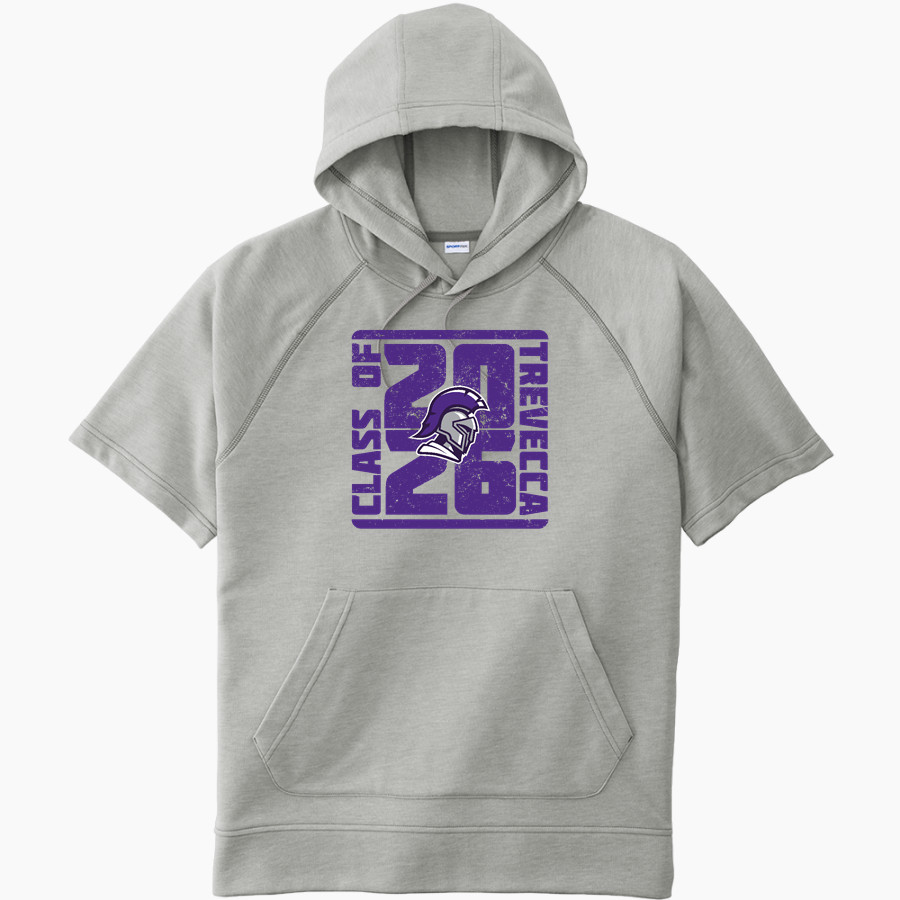 Trevecca University Trojans Sport-Tek Men's Tri-Blend Fleece Short Sleeve Hoodie