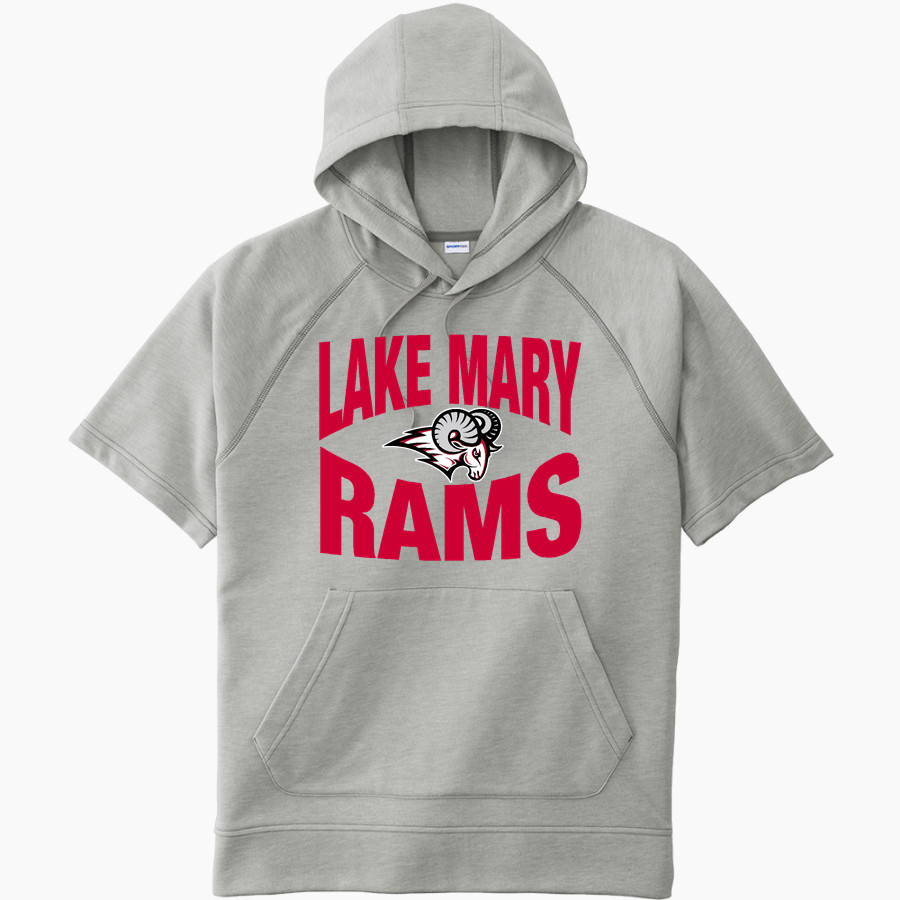 Lake Mary Rams Sport-Tek Men's Tri-Blend Fleece Short Sleeve Hoodie