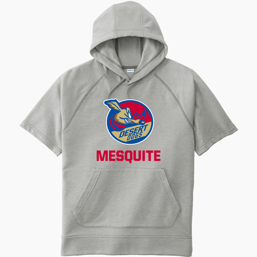Mesquite Desert Dogs Sport-Tek Men's Tri-Blend Fleece Short Sleeve Hoodie