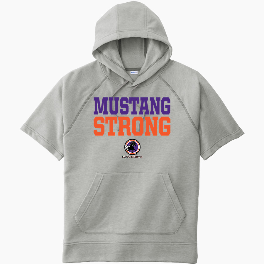 Skyline Gila River Mustangs <span class="pdp-name-mascot">Skyline Mustangs</span> Sport-Tek Men's Tri-Blend Fleece Short Sleeve Hoodie