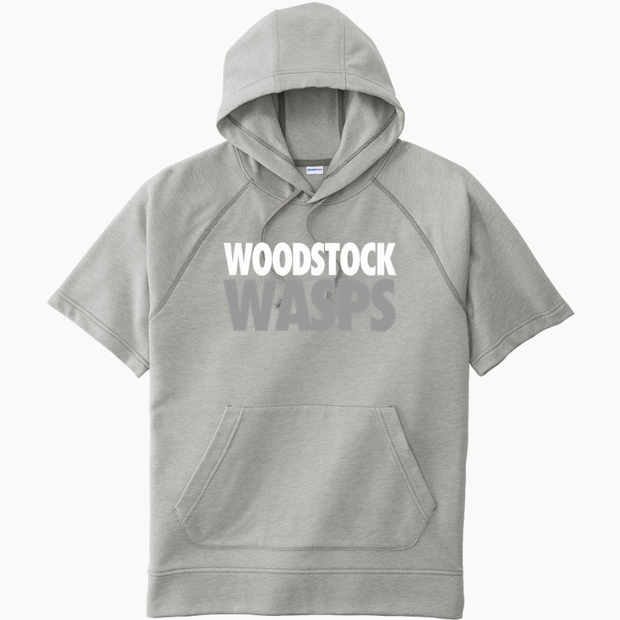 WOODSTOCK UNION HIGH SCHOOL WASPS <span class="pdp-name-mascot">WOODSTOCK WASPS</span> Sport-Tek Men's Tri-Blend Fleece Short Sleeve Hoodie