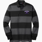 Andersen United Phoenix Sport-Tek Men's Classic Long Sleeve Rugby Polo Front Thumbnail