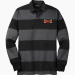 Mohonasen Warriors <span class="pdp-name-mascot">Mohonasen Warriors</span> Sport-Tek Men's Classic Long Sleeve Rugby Polo Front Thumbnail