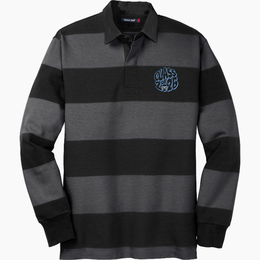 Cedar Bluffs Wildcats <span class="pdp-name-mascot">Cedar Bluffs Wildcats</span> Sport-Tek Men's Classic Long Sleeve Rugby Polo
