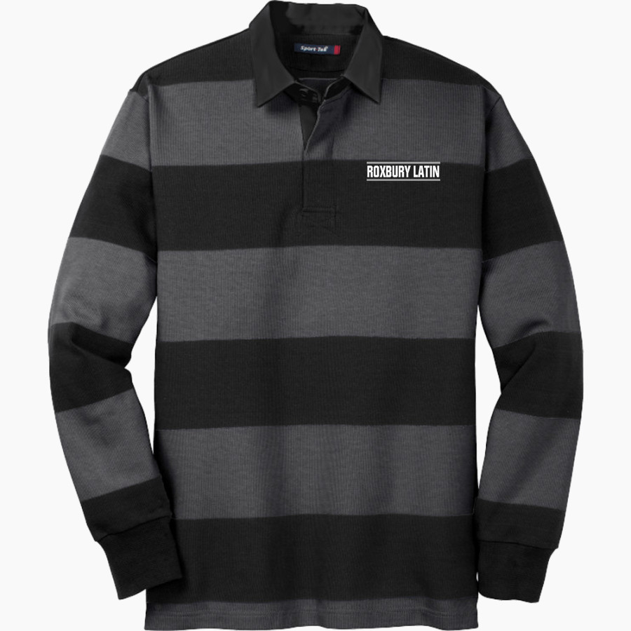 Roxbury Latin Sport-Tek Men's Classic Long Sleeve Rugby Polo