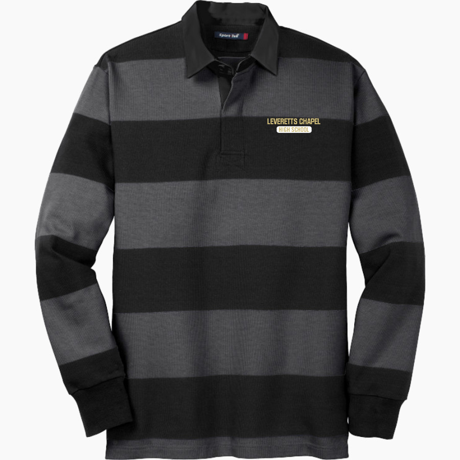 LEVERETTS CHAPEL HIGH SCHOOL LIONS <span class="pdp-name-mascot">LEVERETTS CHAPEL LIONS</span> Sport-Tek Men's Classic Long Sleeve Rugby Polo
