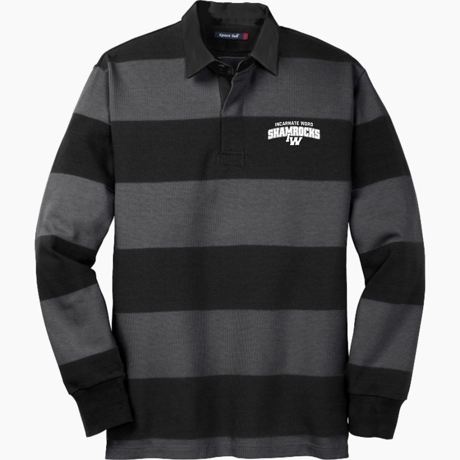 Incarnate Word Shamrocks <span class="pdp-name-mascot">Incarnate Shamrocks</span> Sport-Tek Men's Classic Long Sleeve Rugby Polo
