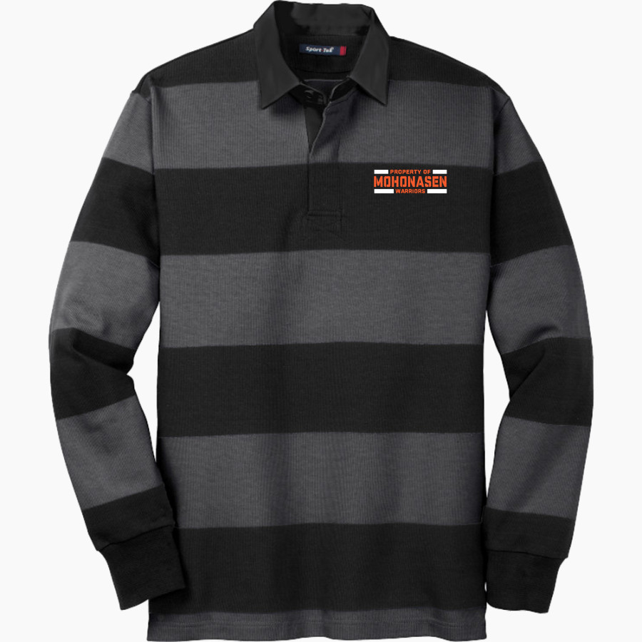 Mohonasen Warriors <span class="pdp-name-mascot">Mohonasen Warriors</span> Sport-Tek Men's Classic Long Sleeve Rugby Polo