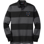 Paideia High Bears <span class="pdp-name-mascot">Paideia High School Bears</span> Sport-Tek Men's Classic Long Sleeve Rugby Polo Front Thumbnail