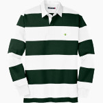 AZ Compass DRAGONS <span class="pdp-name-mascot">Compass Prep DRAGONS</span> Sport-Tek Men's Classic Long Sleeve Rugby Polo Front Thumbnail