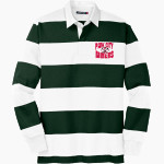 Park City Miners <span class="pdp-name-mascot">PARK CITY MINERS</span> Sport-Tek Men's Classic Long Sleeve Rugby Polo Front Thumbnail