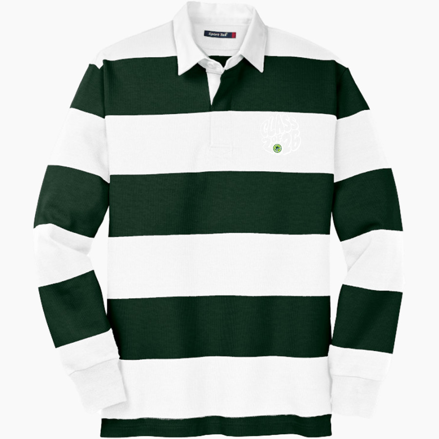 AZ Compass DRAGONS <span class="pdp-name-mascot">Compass Prep DRAGONS</span> Sport-Tek Men's Classic Long Sleeve Rugby Polo