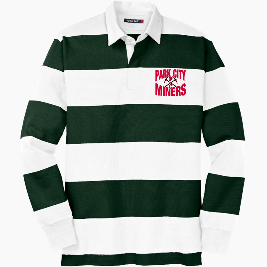 Park City Miners <span class="pdp-name-mascot">PARK CITY MINERS</span> Sport-Tek Men's Classic Long Sleeve Rugby Polo