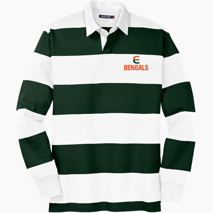 Plainfield East Bengals Sport-Tek Men's Classic Long Sleeve Rugby Polo