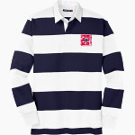 Frontier Academy Wolverines <span class="pdp-name-mascot">Frontier Academy Wolverines</span> Sport-Tek Men's Classic Long Sleeve Rugby Polo Front Thumbnail