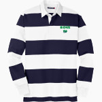 Notre Dame College Prep The Official Online Store <span class="pdp-name-mascot">Notre Dame Dons</span> Sport-Tek Men's Classic Long Sleeve Rugby Polo Front Thumbnail
