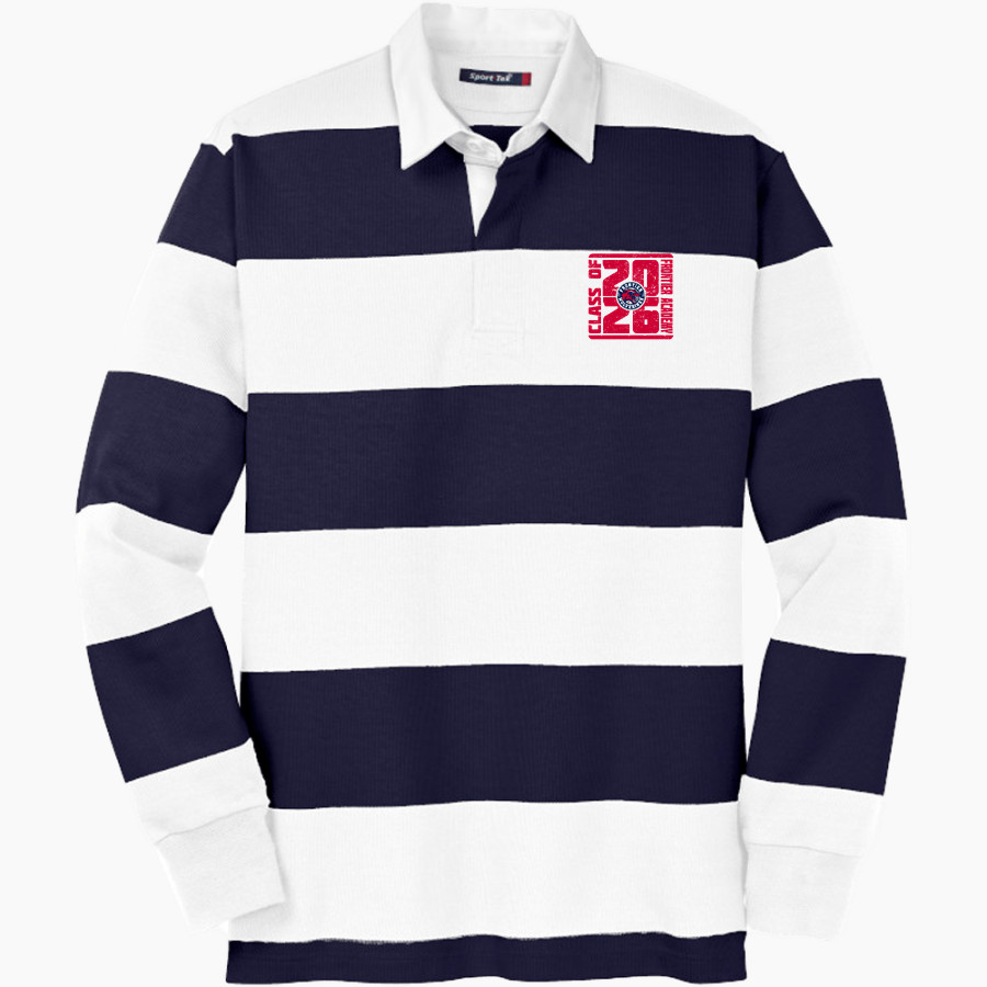Frontier Academy Wolverines <span class="pdp-name-mascot">Frontier Academy Wolverines</span> Sport-Tek Men's Classic Long Sleeve Rugby Polo