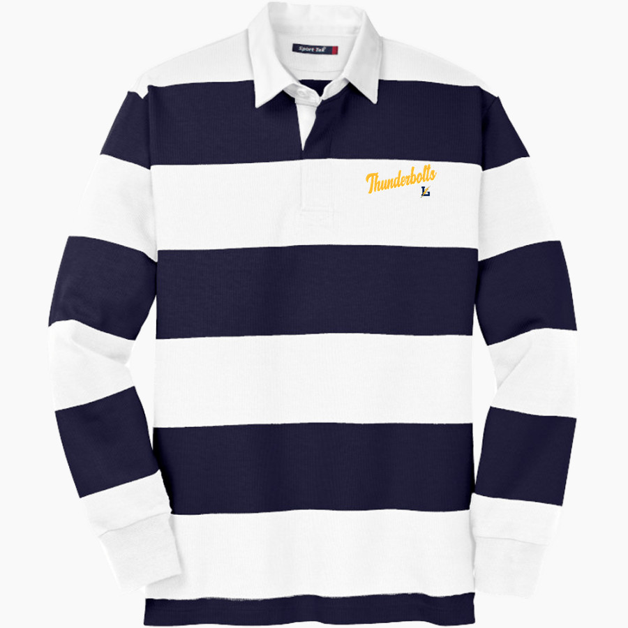 LITTLESTOWN HIGH SCHOOL THUNDERBOLTS Sport-Tek Men's Classic Long Sleeve Rugby Polo
