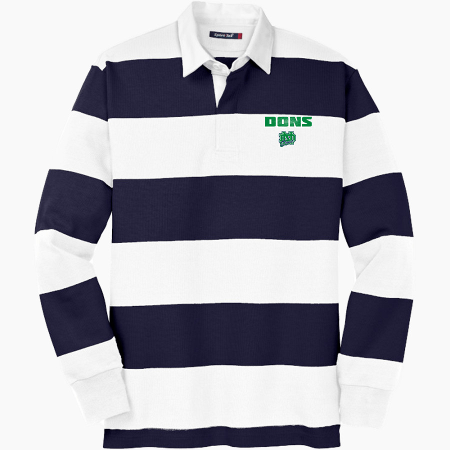 Notre Dame College Prep The Official Online Store <span class="pdp-name-mascot">Notre Dame Dons</span> Sport-Tek Men's Classic Long Sleeve Rugby Polo