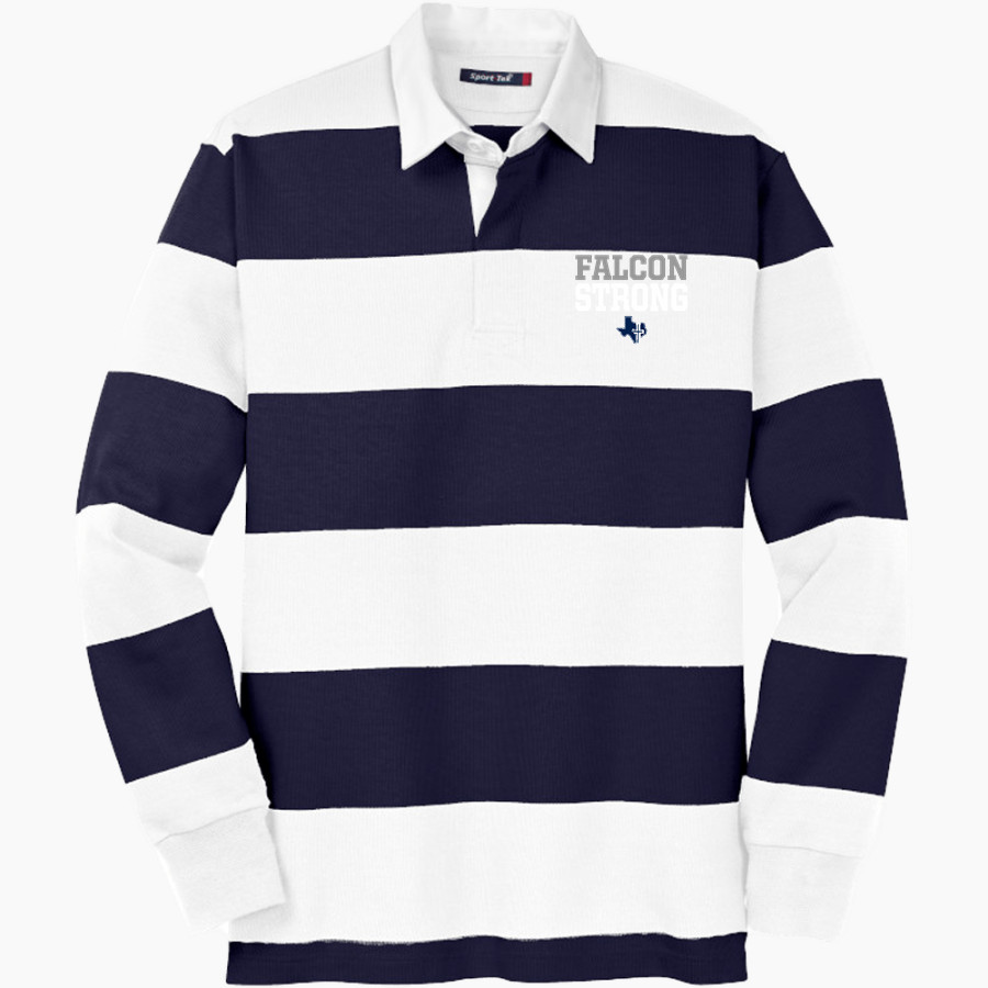Faith Lutheran Falcons <span class="pdp-name-mascot">Faith Lutheran High School Falcons</span> Sport-Tek Men's Classic Long Sleeve Rugby Polo