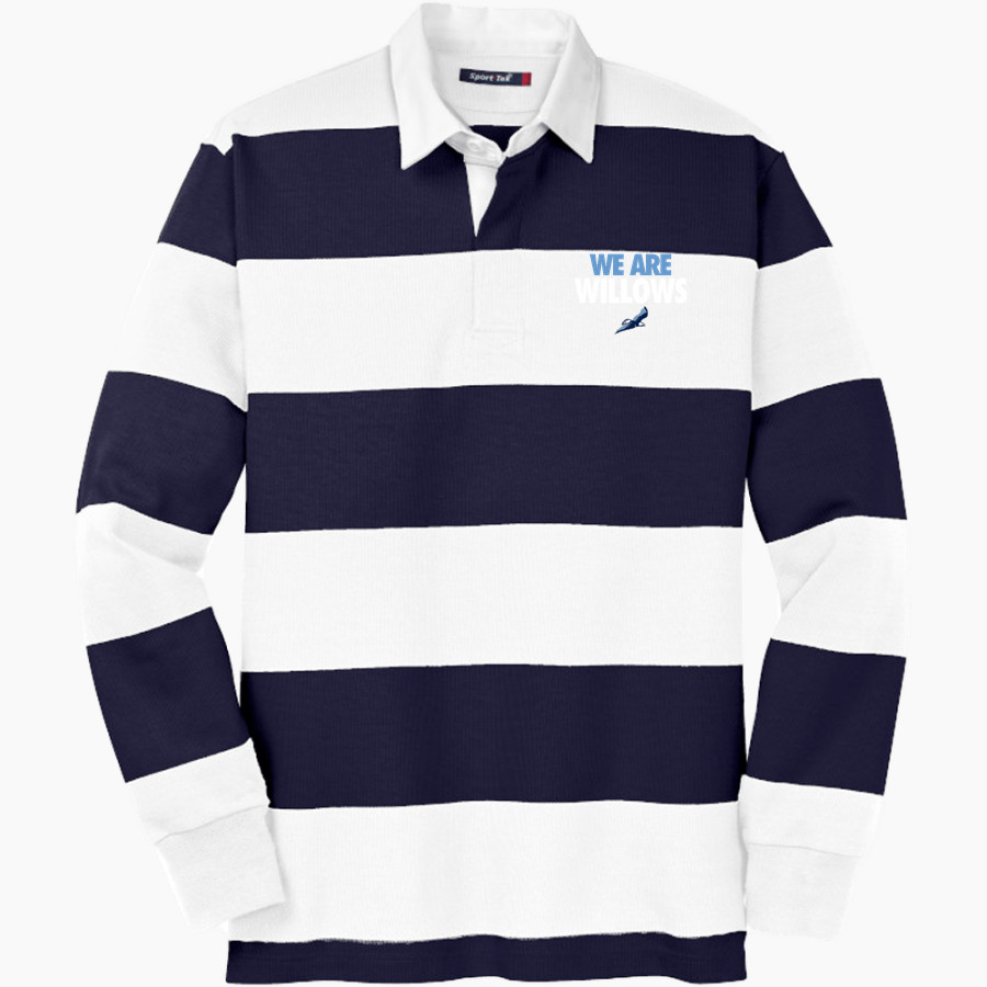 WILLOWS ACADEMY Eagles <span class="pdp-name-mascot">Willows Eagles</span> Sport-Tek Men's Classic Long Sleeve Rugby Polo