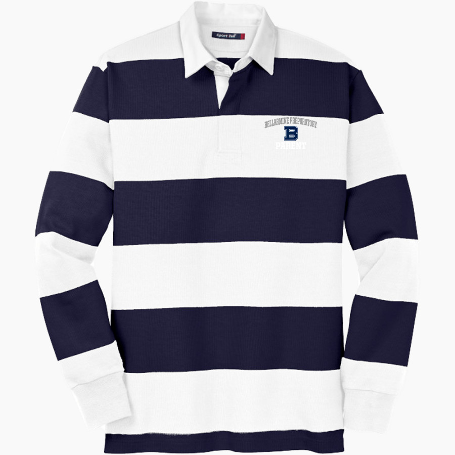 BELLARMINE PREPARATORY SCHOOL LIONS <span class="pdp-name-mascot">BELLARMINE PREPARATORY LIONS</span> Sport-Tek Men's Classic Long Sleeve Rugby Polo