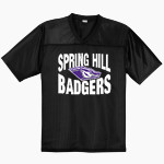 Spring Hill Badgers <span class="pdp-name-mascot">Spring Hill Badgers</span> Sport-Tek Men's Posicharge Replica Jersey Front Thumbnail