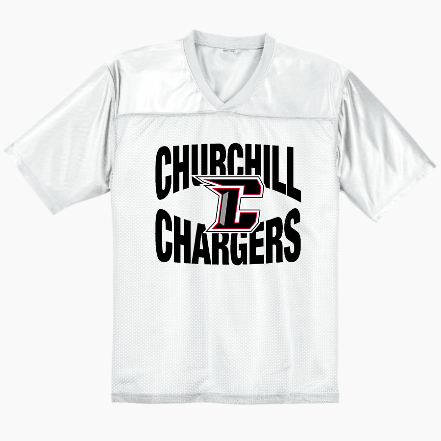 CHURCHILL HIGH SCHOOL CHARGERS Sport-Tek Men's Posicharge Replica Jersey