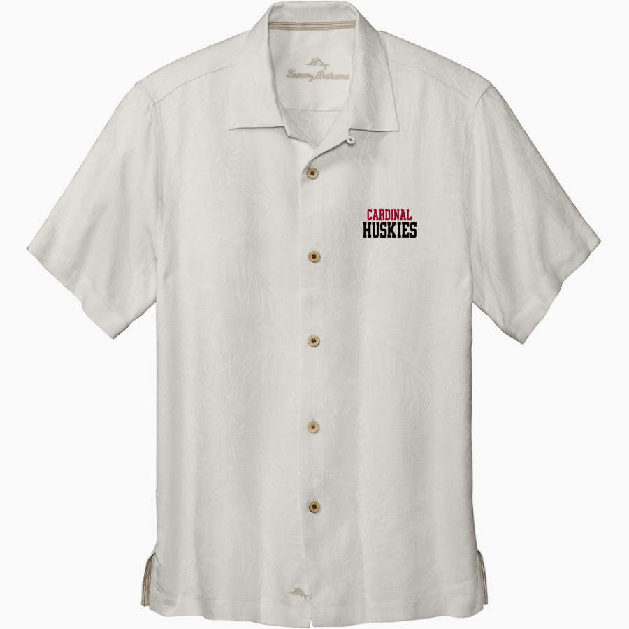 CARDINAL HIGH SCHOOL HUSKIES <span class="pdp-name-mascot">CARDINAL HUSKIES</span> Tommy Bahama Men's Tropic Isles Short Sleeve Shirt