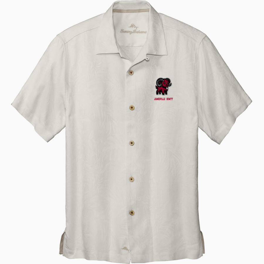 Jamesville DeWitt Red Rams <span class="pdp-name-mascot">Jamesville DeWitt Red Rams or JD Red Rams</span> Tommy Bahama Men's Tropic Isles Short Sleeve Shirt
