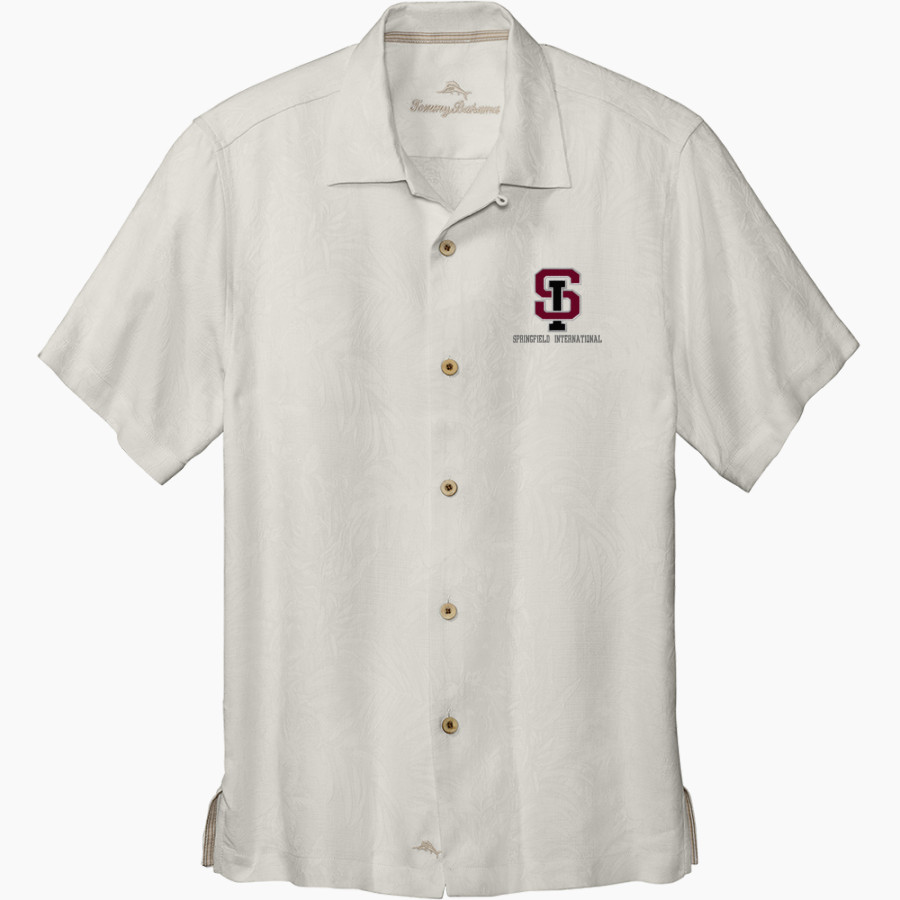 Springfield International Charter School <span class="pdp-name-mascot">SABIS INT'L BULLDOGS</span> Tommy Bahama Men's Tropic Isles Short Sleeve Shirt