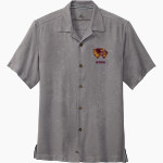 Au Gres-Sims HIGH SCHOOL WOLVERINES Tommy Bahama Men's Tropic Isles Short Sleeve Shirt Front Thumbnail