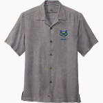 Discovery Swamp Owls Tommy Bahama Men's Tropic Isles Short Sleeve Shirt Front Thumbnail