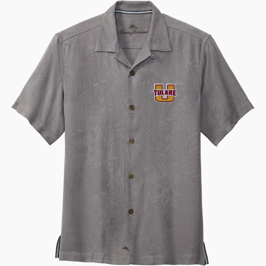 TULARE UNION HIGH SCHOOL REDSKINS <span class="pdp-name-mascot">TULARE TRIBE</span> Tommy Bahama Men's Tropic Isles Short Sleeve Shirt