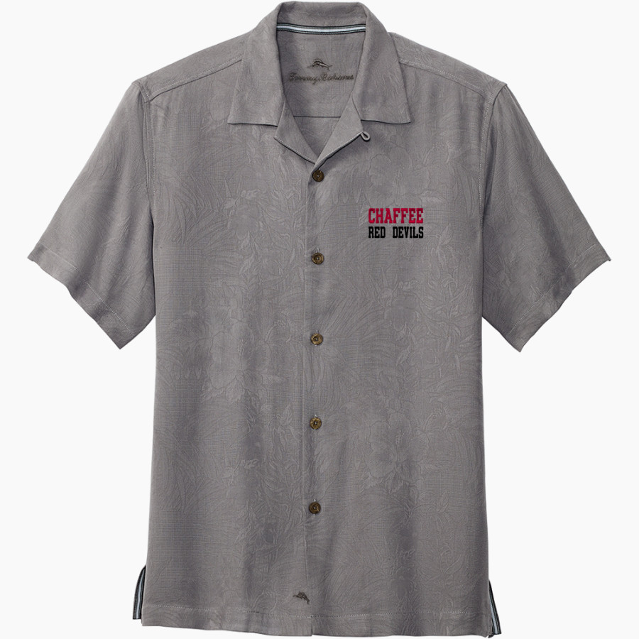 Chaffee Red Devils <span class="pdp-name-mascot">Chaffee Schools Red Devils</span> Tommy Bahama Men's Tropic Isles Short Sleeve Shirt