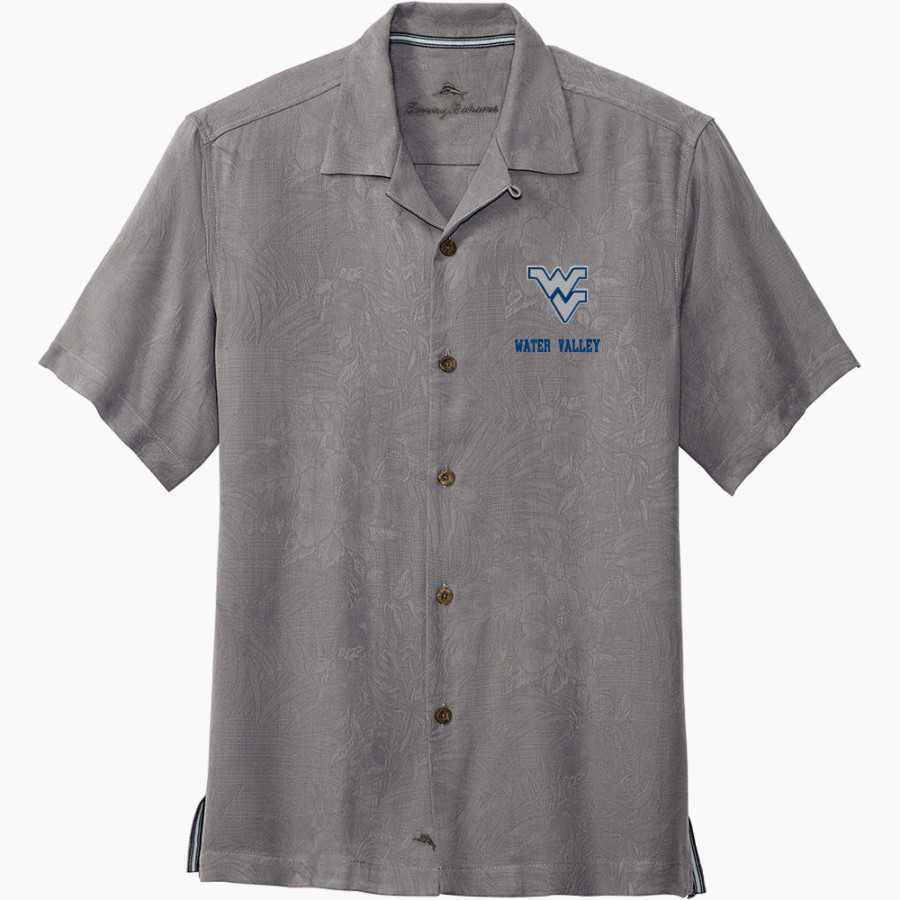 WATER VALLEY HIGH SCHOOL BLUE DEVILS Tommy Bahama Men's Tropic Isles Short Sleeve Shirt