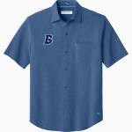 Brandeis Judges Online Store <span class="pdp-name-mascot">Brandeis Judges</span> Tommy Bahama Men's Sandy Point Short Sleeve Shirt Front Thumbnail