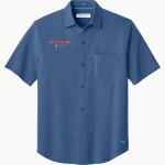 Katz Yeshiva Storm Tommy Bahama Men's Sandy Point Short Sleeve Shirt Front Thumbnail