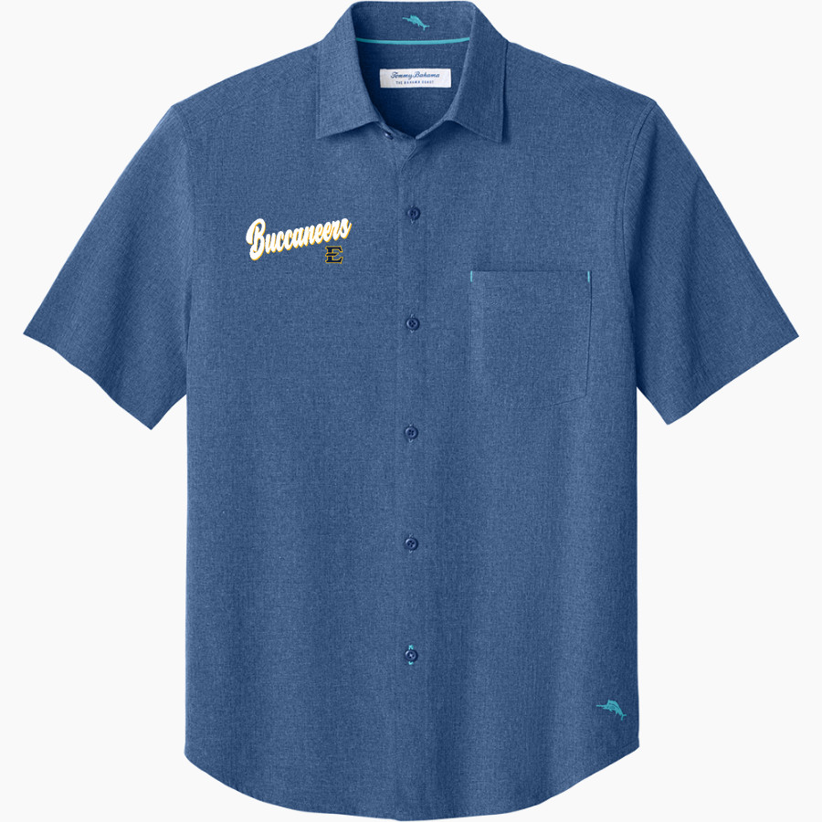 East Tennessee State University Buccaneers <span class="pdp-name-mascot">ETSU Buccaneers</span> Tommy Bahama Men's Sandy Point Short Sleeve Shirt