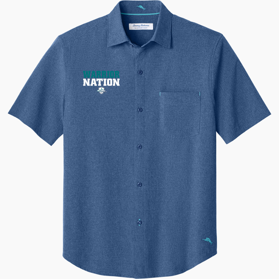 Crosspoint Christian Warriors <span class="pdp-name-mascot">Crosspoint Christian Warriors</span> Tommy Bahama Men's Sandy Point Short Sleeve Shirt