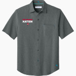 ONEONTA RED DRAGONS Tommy Bahama Men's Sandy Point Short Sleeve Shirt Front Thumbnail