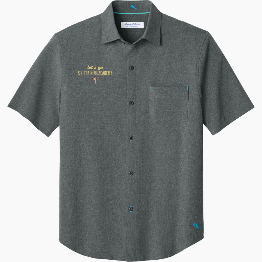 S.S. Training Academy Online Apparel Store <span class="pdp-name-mascot">Sport Science Training Academy</span> Tommy Bahama Men's Sandy Point Short Sleeve Shirt